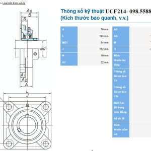 Gối đỡ UCF214