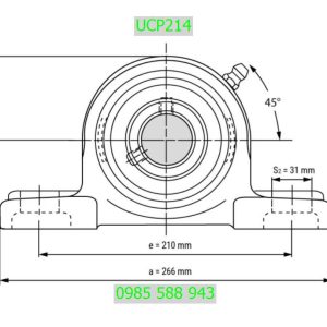 UCP214, gối đỡ UCP214